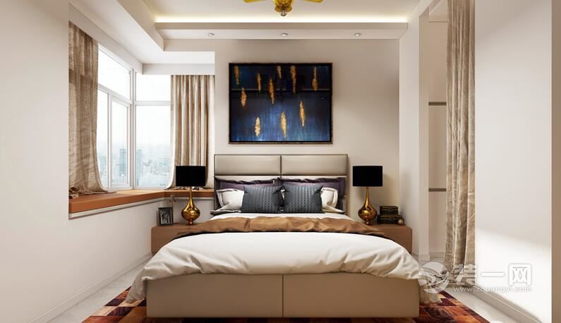 现代奢华风格卧室装修效果图