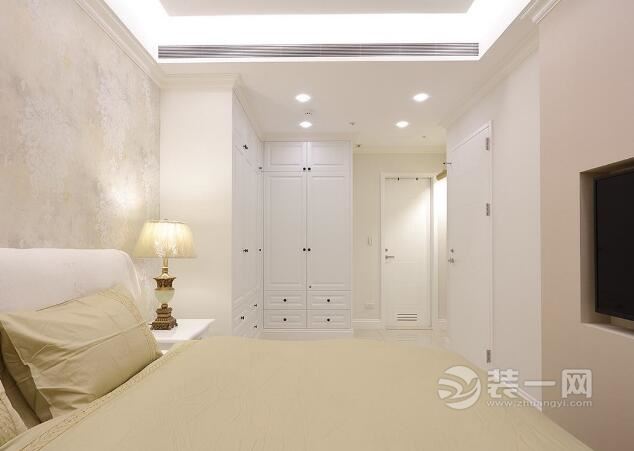 白色调淡雅设计 邯郸明珠花园三居室美式装修效果图