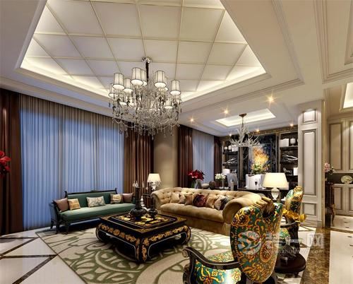 15万半包三居室欧式风格装修效果图 广州装饰公司荐岭南新世纪案例