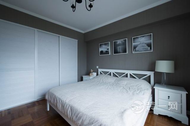 88平米北欧工业风一居室装修案例卧室装修效果图