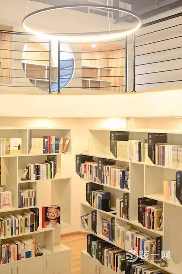 北欧风格书店装修效果图