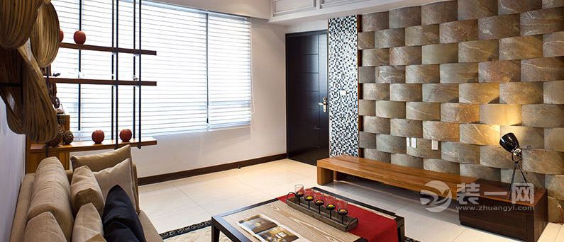 150平米中式现代简约风格四居室装修案例客厅装修效果图