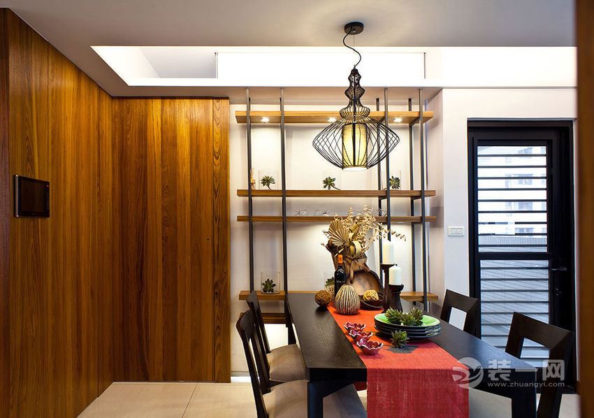 150平米中式现代简约风格四居室装修案例餐厅装修效果图