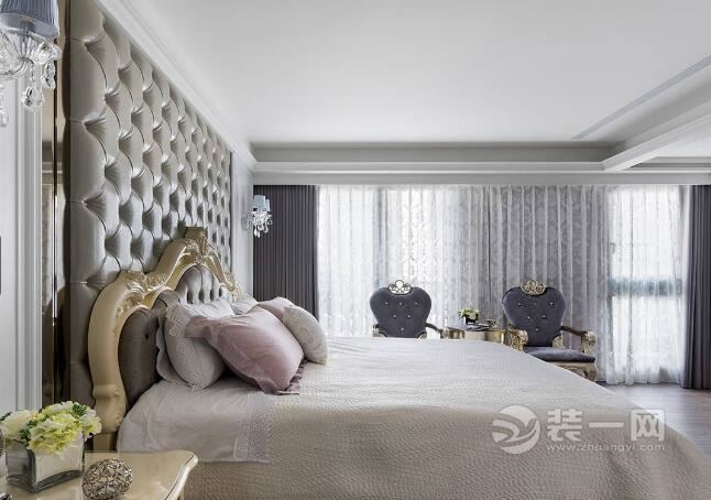 细腻优雅五居室装修案例欣赏 邯郸新古典风格别墅设计