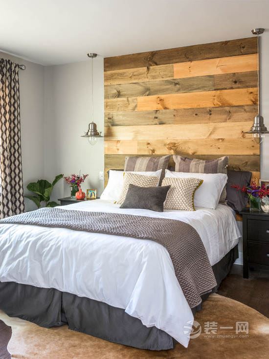 安心睡眠原野之风 8款木制元素卧室装修设计效果图