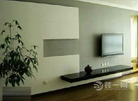 油漆电视背景墙装修效果图