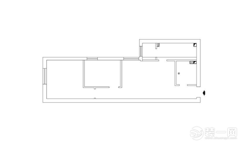 弘善家园73平二居室图 北京装修公司现代简约风案例