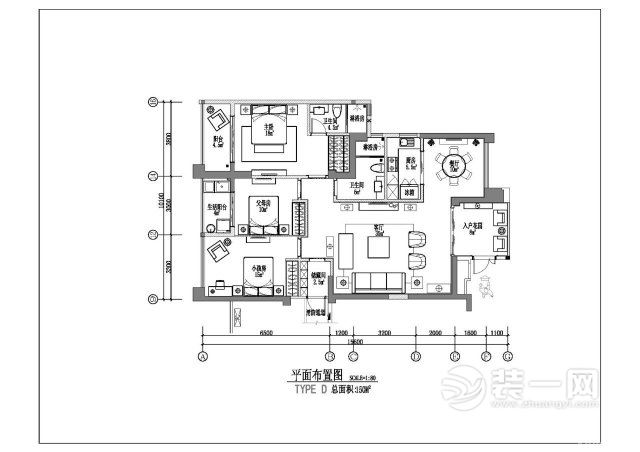 137平米新中式兼具现代和中式 地中海儿童房无拘无束