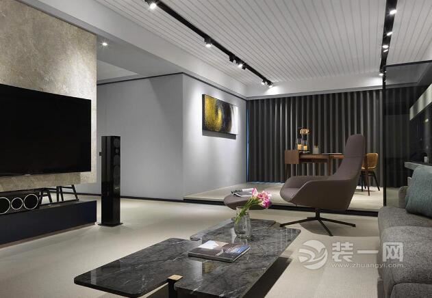 现代简约风格客厅设计说明 灰色调装修效果图欣赏