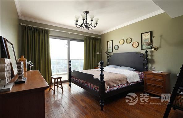 06平米美式风格两居室装修案例卧室装修效果图