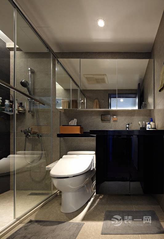  83平三居室美式风格装修案例卫生间装修效果图