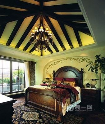 6款优雅美式风格卧室装修效果图 突出丰富的层次感