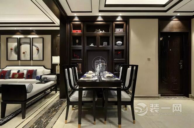 上海装饰公司197平新中式装修案例