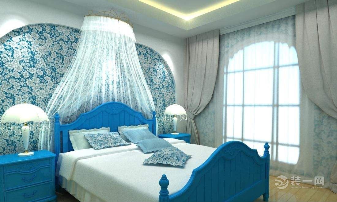 地中海风格卧室装修效果图