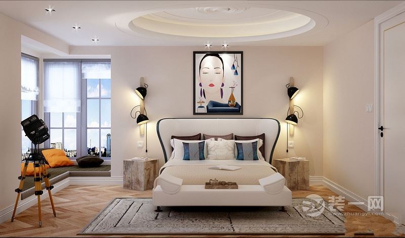 绵阳装修网分享120平米两居室现代风格案例效果图