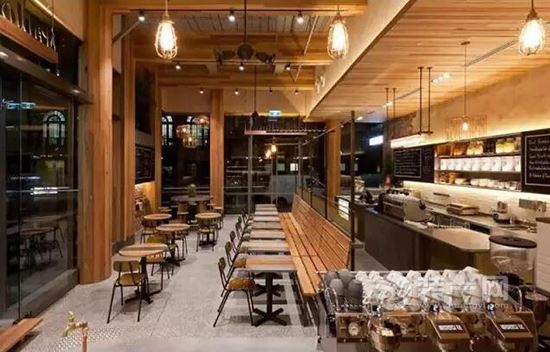 工业风格创意咖啡厅装修设计