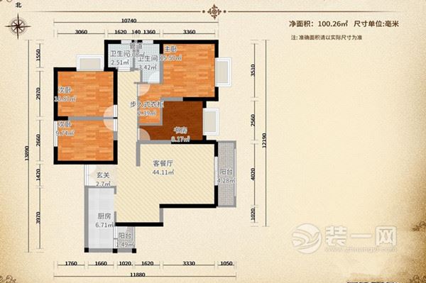 140平米中式风格四居装修效果图