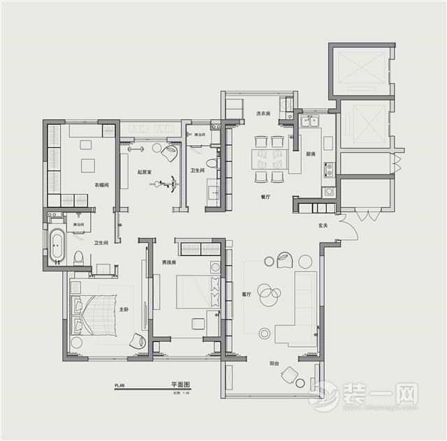 张家口林里嘉苑小区最具书香气质的装修案例