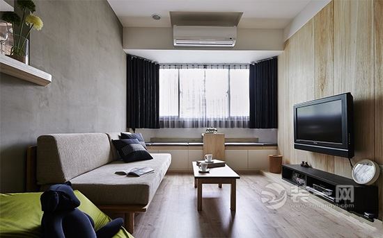 小户型改造案例 天津装修网75平两居室现代风效果图