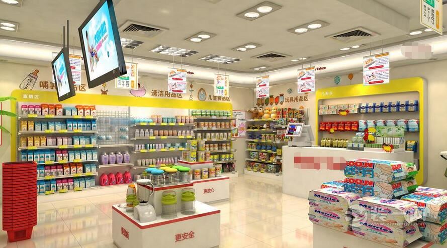 孕婴用品店图片 深圳装修网盘点母婴店装修效果图