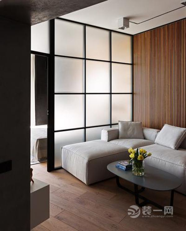 70平现代风格一居室单身公寓装修案例