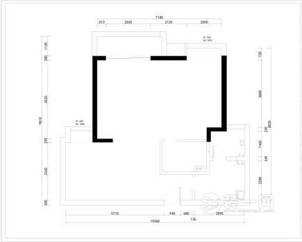 武汉华润置地凤凰城89平一居室户型图