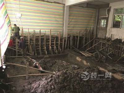 南京汽修店装修私挖地下室致相邻墙体开裂 被勒令回填