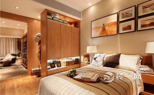 武汉装修公司光谷坐标城C1户型83平米两室两厅现代风格装修设计实景图——卧室