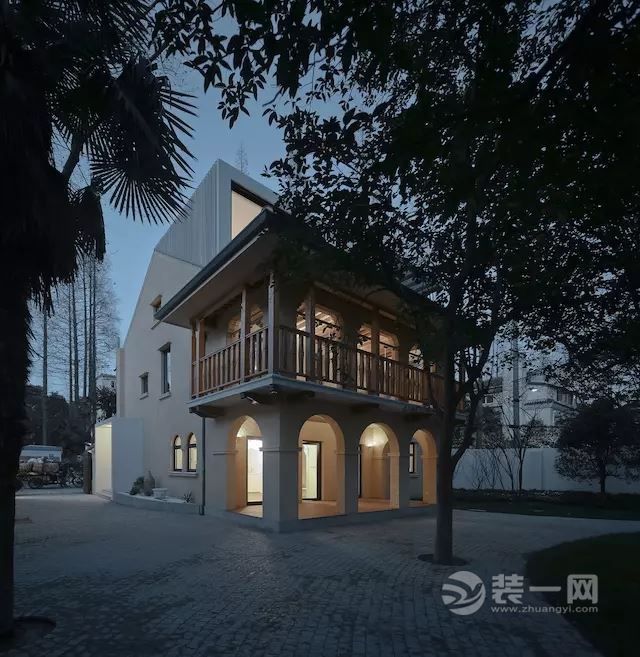 上海老式别墅装修改造 加盖阁楼 装修效果图