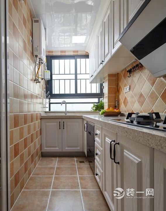 90米两居室混搭装修风格案例厨房效果图
