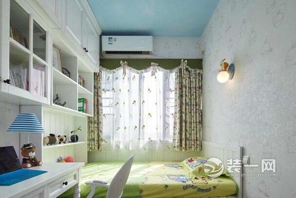 90米两居室混搭装修风格案例儿童房效果图