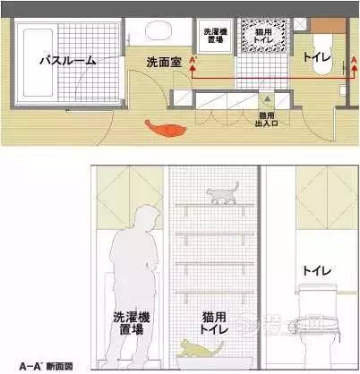 日式四式分离卫生间装修设计布局