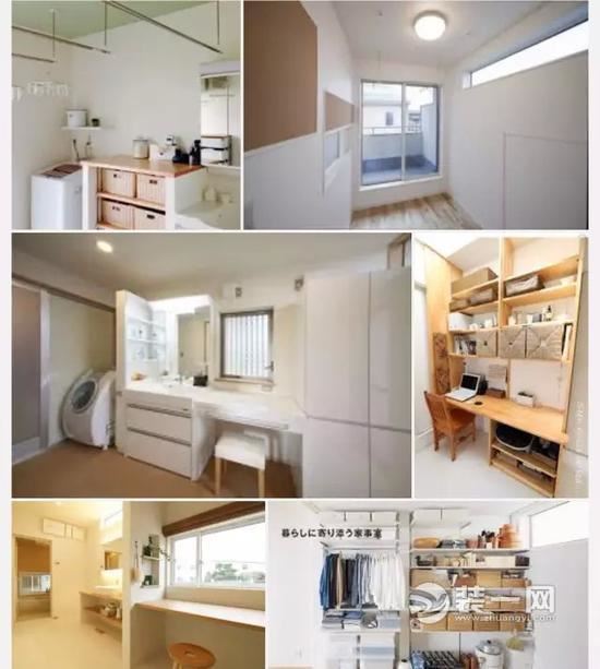 日式四式分离卫生间装修设计布局——家务间