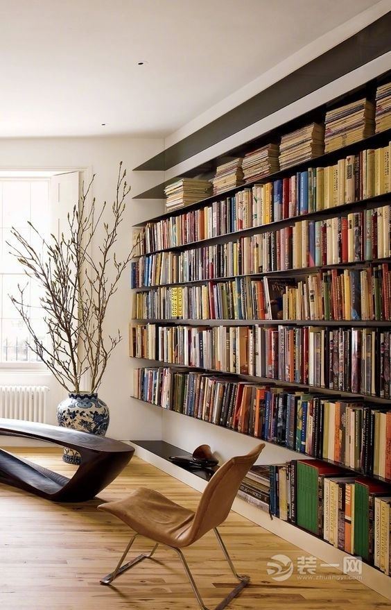 想把家装修成图书馆 9款家庭书架图片和常见尺寸介绍