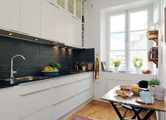 家装北欧风厨房设计 装修美观实用空间设计 装修预算 免费设计 装一网六安站