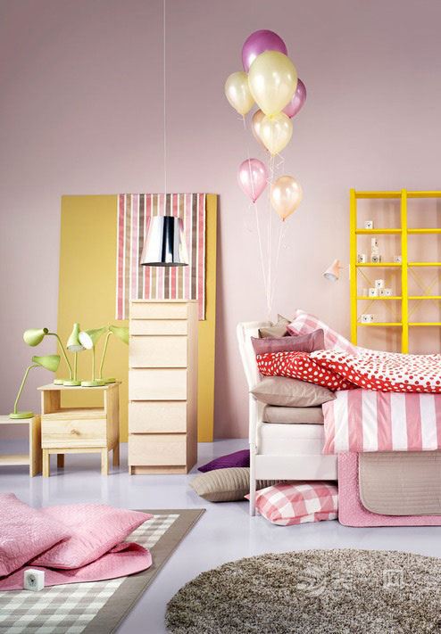 包头装修网分享9款粉色系女孩房案例效果图 可爱甜美
