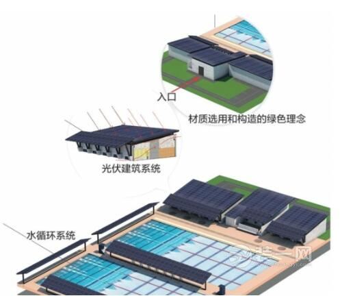 游泳池设计 广州华南理工游泳池装修效果图