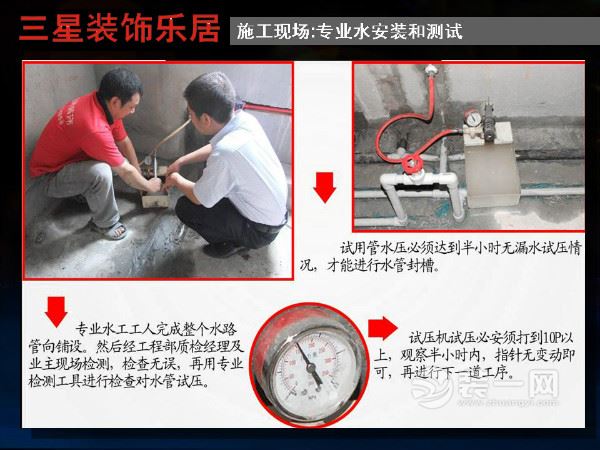 广州三星装饰公司标准化施工现场图片