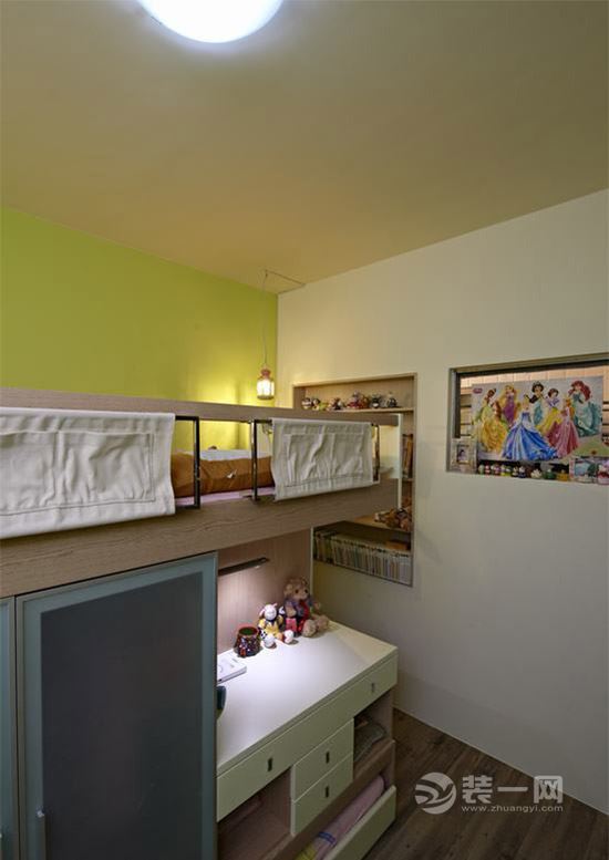115平旧房翻新用了16种颜色乳胶漆儿童房装修效果图