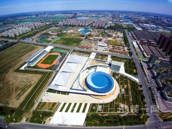 天津武清体育馆进行收尾 装修建筑废料清运也将结束