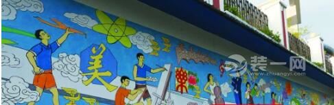 同胜学校传统文化墙。