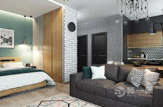 39平米单身公寓装修效果图 深圳小户型业主装修参考