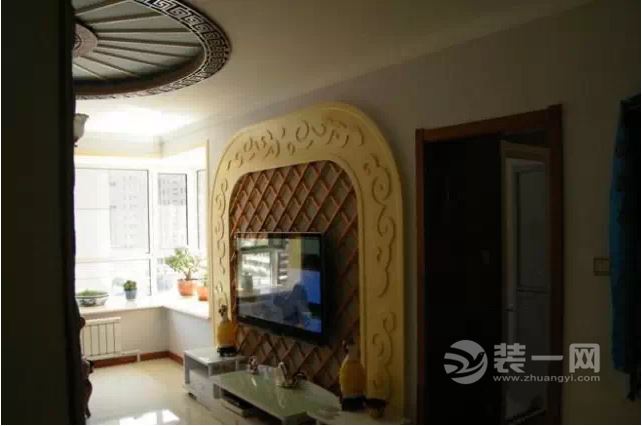 15款蒙古风格装修设计效果图 电视墙还能篱笆来装饰