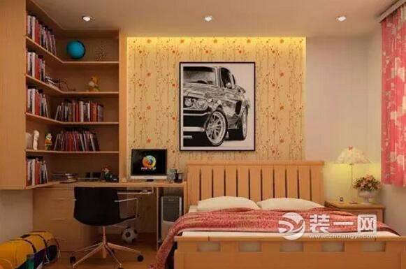最流行卧室书房合二为一装修设计