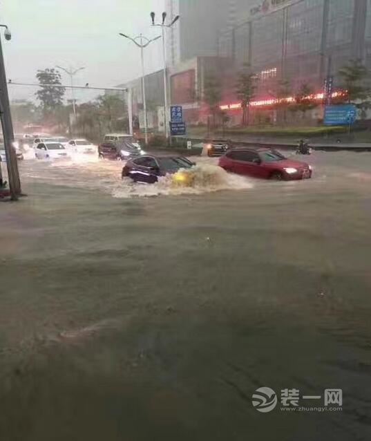 广州昨日暴雨预警水位快淹没车顶 家里很潮怎么办？