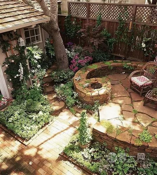 自建房花园设计效果图大全2017图片欣赏