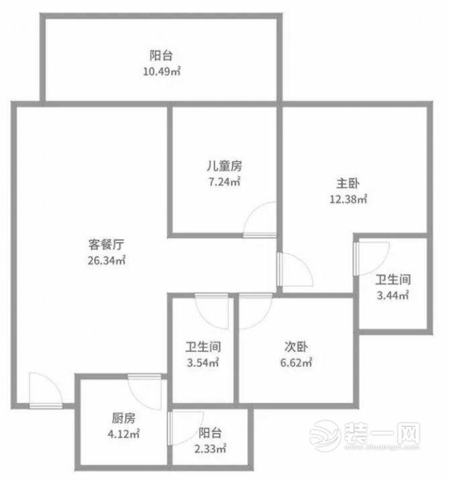 105平米中式风格家装效果图