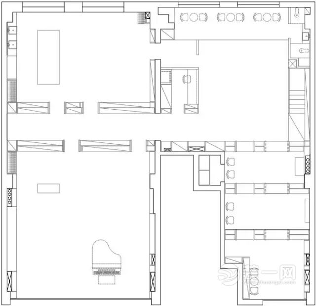 230m²创意简约幼教装修效果图