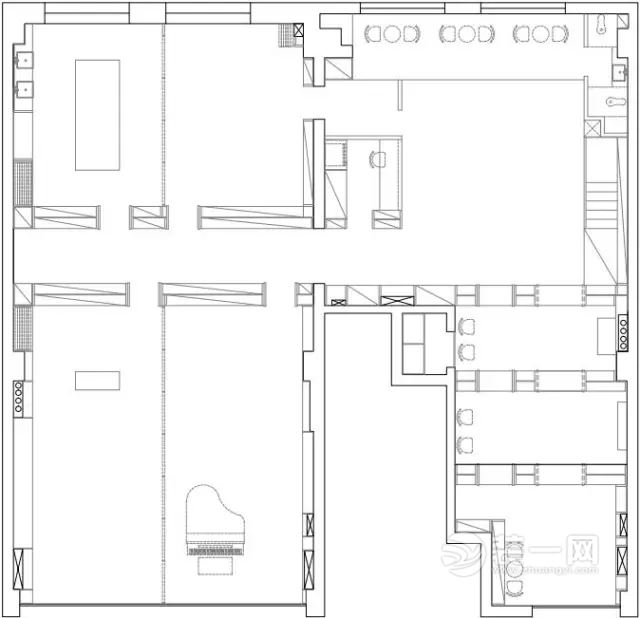 230m²创意简约幼教装修效果图