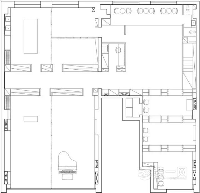 230m²创意简约幼教装修效果图